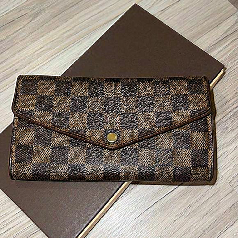 Louis Vuitton Damier Ebene vintage wallet‎